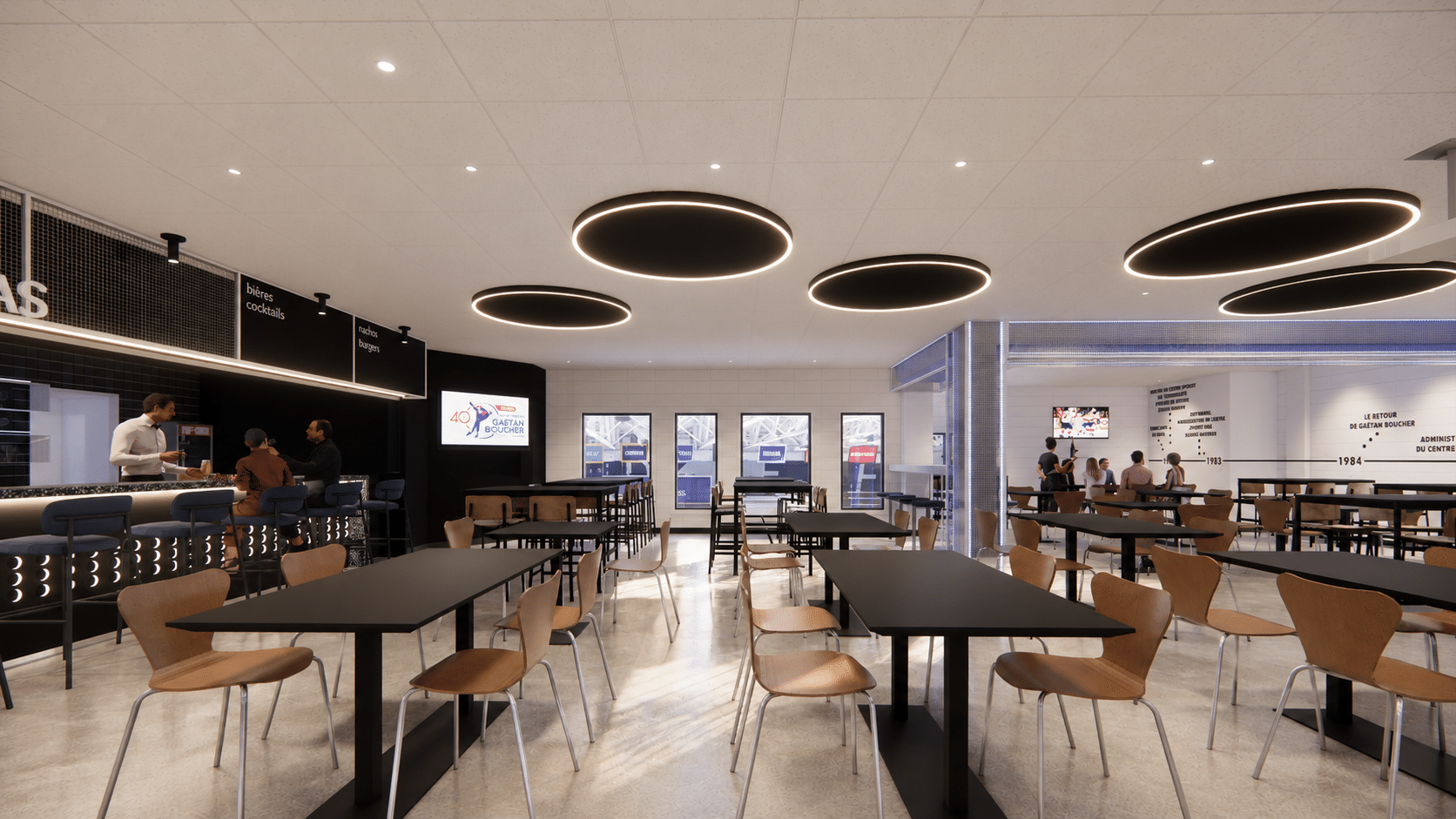 cafeteria arena st hub